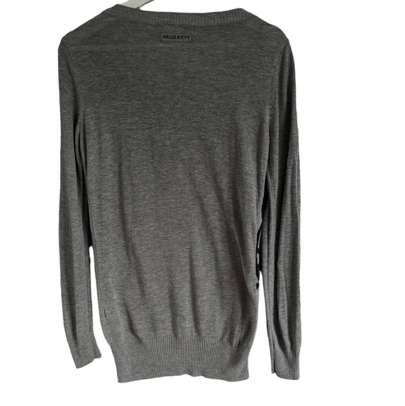 H&M x HELLO KITTY Grey Long Oversized Sweater size 4 - Picture 2 of 7